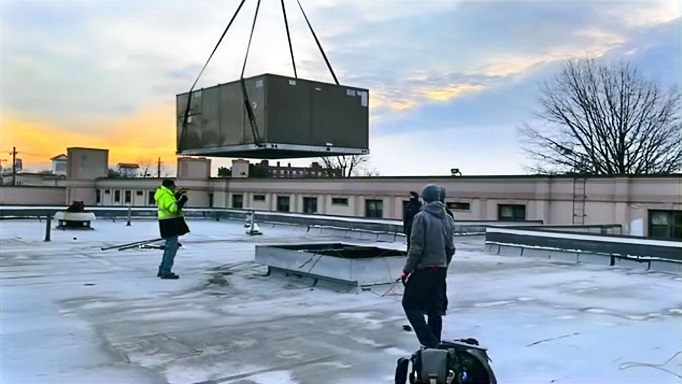 AAON�ݶ��յ�RZϵ�а�װ��װ����